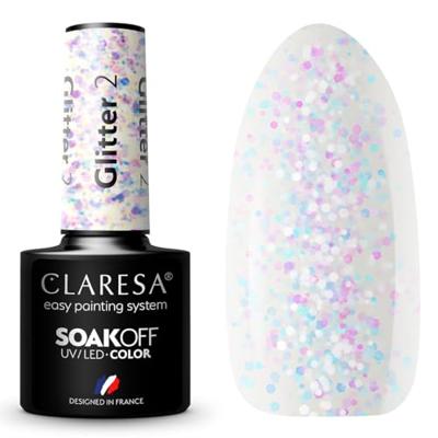 Claresa uv/led gellak 5ml glitter 2