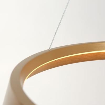 Steinhauer Strakke hanglampRinglux goud Ø 60cm - 3692GO