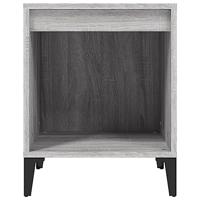 Nachtkastjes 2 st 40x35x50 cm grijs sonoma eikenkleurig - thumbnail