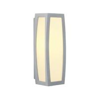 Wandlamp MERIDIAN BOX zilvergrijs 1xE27, met bewegingssensor - thumbnail