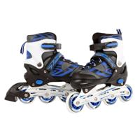 Inline skates - maat 37-40 - blauw/zwart - thumbnail