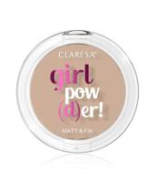 Claresa girl pow(d)er! matt & fix pressed powder 03 sunkissed 12gr. - thumbnail