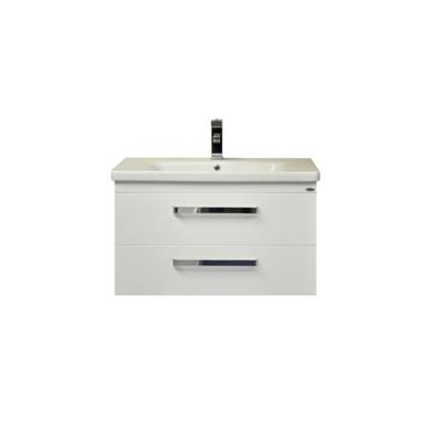 Badkamermeubelset Sanicare Q10 2 Laden 100cm Truffel (spiegel optioneel)