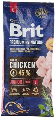BRIT Premium by Nature Junior L Chicken - droog hondenvoer - 15 kg