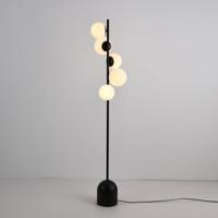 Staande lamp Evania nero V - E14-fitting - 25W - Voet van metaal - Vijf glazen bollen - IP20 voor binnen - thumbnail