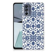 Motorola Moto G62 5G | TPU Case | Flower Blue - thumbnail
