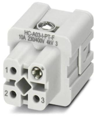 Phoenix Contact 1585265 Contactinzetstuk 3 + PE Trekveeraansluiting 1 stuk(s) Piece