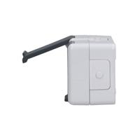 Jung 8220W Wandcontactdoos Opbouwbehuizing 2-voudig Grijs 1 stuk(s) - thumbnail
