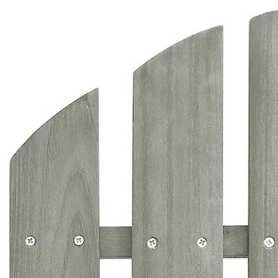VidaXL Tuinstoel met voetenbank hout grijs VidaXL Tuinstoel met voetenbank hout grijs
