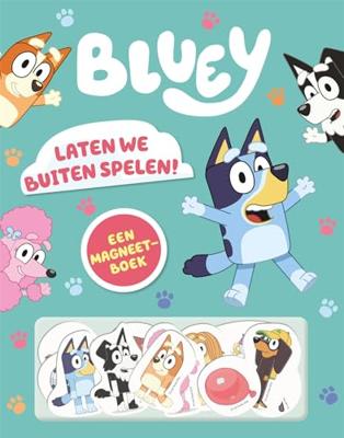 Bluey Laten we buiten spelen (magneetboek)
