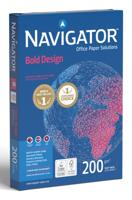 Kopieerpapier navigator bold design a4 200gr wit | 7 stuks - thumbnail