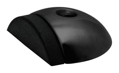 Deurbuffer vloermontage ø56x47mm zwart