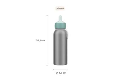 Mepal isoleerfles flip-up campus 350 ml cool mint - thumbnail