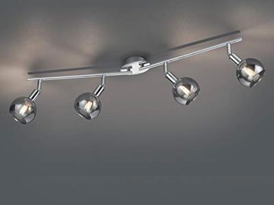 Trio Plafondlamp ChroomBrest 4-lichts verstelbaar - R80594006 Trio Plafondlamp ChroomBrest 4-lichts verstelbaar - R80594006