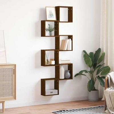Wandschappen kubus 6 st 30x15x30 cm sonoma bruin eikenkleurig Wandschappen kubus 6 st 30x15x30 cm sonoma bruin eikenkleurig
