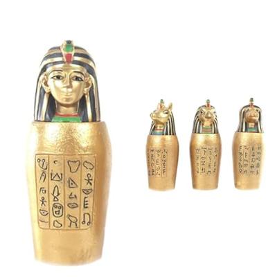 Egyptische Mummie Kruik Goudkleurig