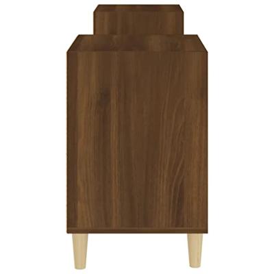 Tv-meubel 160x35x55 cm bewerkt hout bruineikenkleurig Tv-meubel 160x35x55 cm bewerkt hout bruineikenkleurig