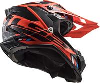 LS2 crosshelm "mx700 subverter evo ii stomp". helmet subverter evo stomp or/sw gr. xxl - thumbnail
