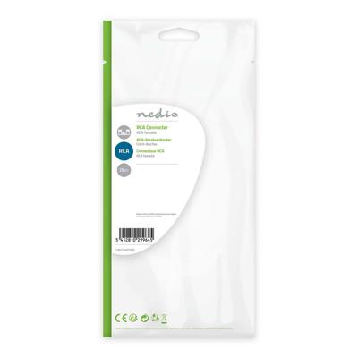 Nedis Contra RCA connector zwart