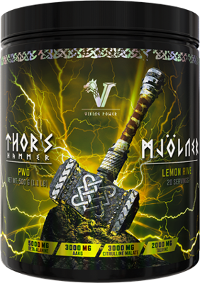 Viking Power Thor's Hammer Pre-workout Lemon Rive (500 g) Viking Power Thor's Hammer Pre-workout Lemon Rive (500 g)