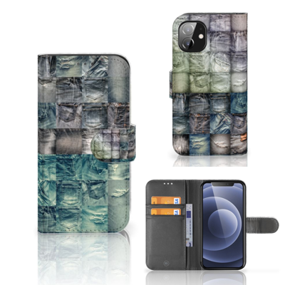 Wallet Case met Pasjes Apple iPhone 12 Mini Spijkerbroeken Wallet Case met Pasjes Apple iPhone 12 Mini Spijkerbroeken