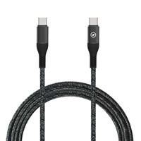 Kabel USB-C naar USB-C Muvit for Change Zwart 1,2 m - thumbnail