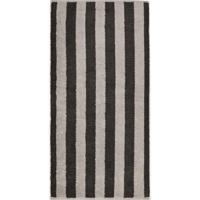 Cawö Cawo Pure Strepen Handdoek 50/100 basalt - thumbnail