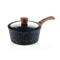 Westinghouse Steelpan 20 cm Zwart Marmer Hout - thumbnail