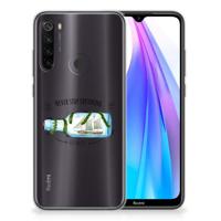 Xiaomi Redmi Note 8T Telefoonhoesje met Naam Boho Bottle - thumbnail