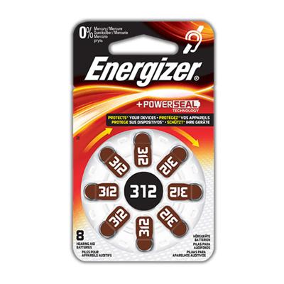 Enerdis Energizer pr41/312 gehoort. batt. 1,4v blister 8 stuks