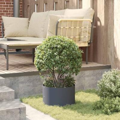 Tuinplanten 5 stuks Anthraciet 30x30x20 cm Staal