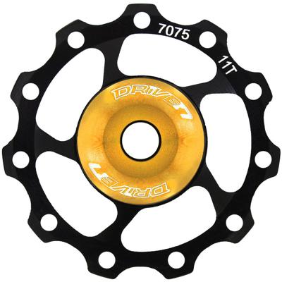 SunRace Derailleurwieltje 11T SP860-HC Alloy Gold