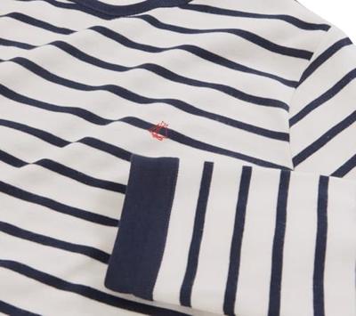 Gestreepte pyjama jongen PETIT BATEAU ecru Gestreepte pyjama jongen PETIT BATEAU ecru