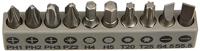 Bosch Accessoires 11-delige set flexibel metalen verlengstuk 200 mm, schroefbitset, PH1, PH2, PH3, PZ2, HEX4, HEX5, T20, T25, SL 0,6 x 4,5; 0,8 x 5,5 - thumbnail