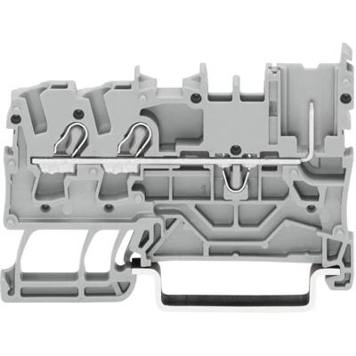 WAGO 2022-1301 Basisklem 5.20 mm Spanveer Toewijzing: L Grijs 1 stuk(s) Piece