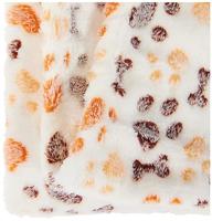 TRIXIE DEKEN LINGO SOFTFLEECE WIT / BEIGE 100X75X2 CM 2 ST - thumbnail