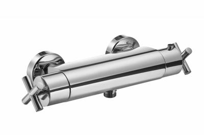 Hotbath Chap Douchethermostaat Met Onderaansluiting 008 - Chroom Hotbath Chap Douchethermostaat Met Onderaansluiting 008 - Chroom