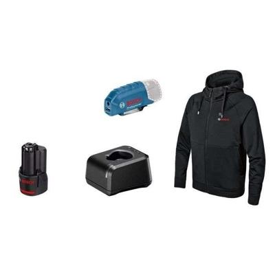 Bosch Professional 06188000GE Verwarmde hoodie Maat: XL Zwart Bosch Professional 06188000GE Verwarmde hoodie Maat: XL Zwart