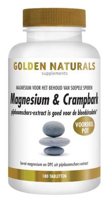Golden Naturals Magnesium & Crampbark Tabletten