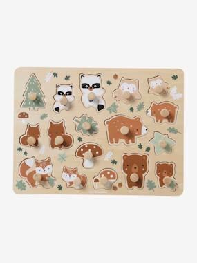 Knoppuzzel GREEN FOREST meerkleurig