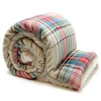 Larsson 200 b 150 cm zand plaid Unique Living - Unique living - thumbnail