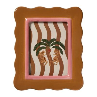 Fotolijst Marbella - bruin/roze - 10x15 cm