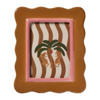 Fotolijst Marbella - bruin/roze - 10x15 cm - thumbnail