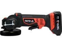Yato YT-82826 haakse slijper 125 mm 18 V Zwart, Rood - thumbnail