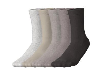 esmara 5 Paar sokken (Beige/bruin, 39-42)