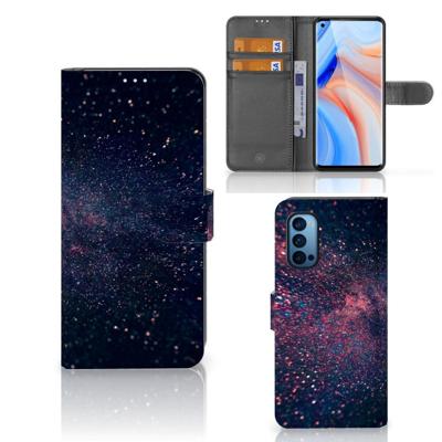OPPO Reno 4 Pro 5G | Book Case | Stars OPPO Reno 4 Pro 5G | Book Case | Stars