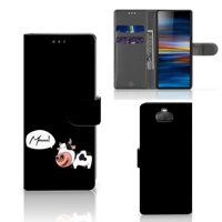 Sony Xperia 10 Leuk Hoesje Cow - thumbnail