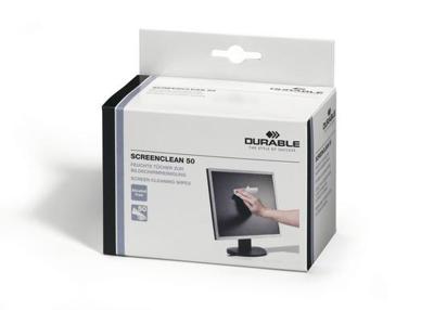 Durable Screenclean reinigingsdoekjes, doosje van 50 stuks