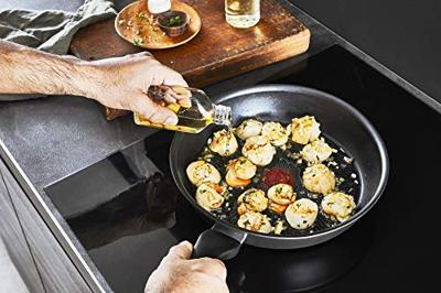 Tefal Unlimited Pannenset 24+28 cm Koekenpannen + Wokpan 28 cm Zwart