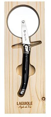 Laguiole Style de Vie Pizzasnijder Premium Line Zwart